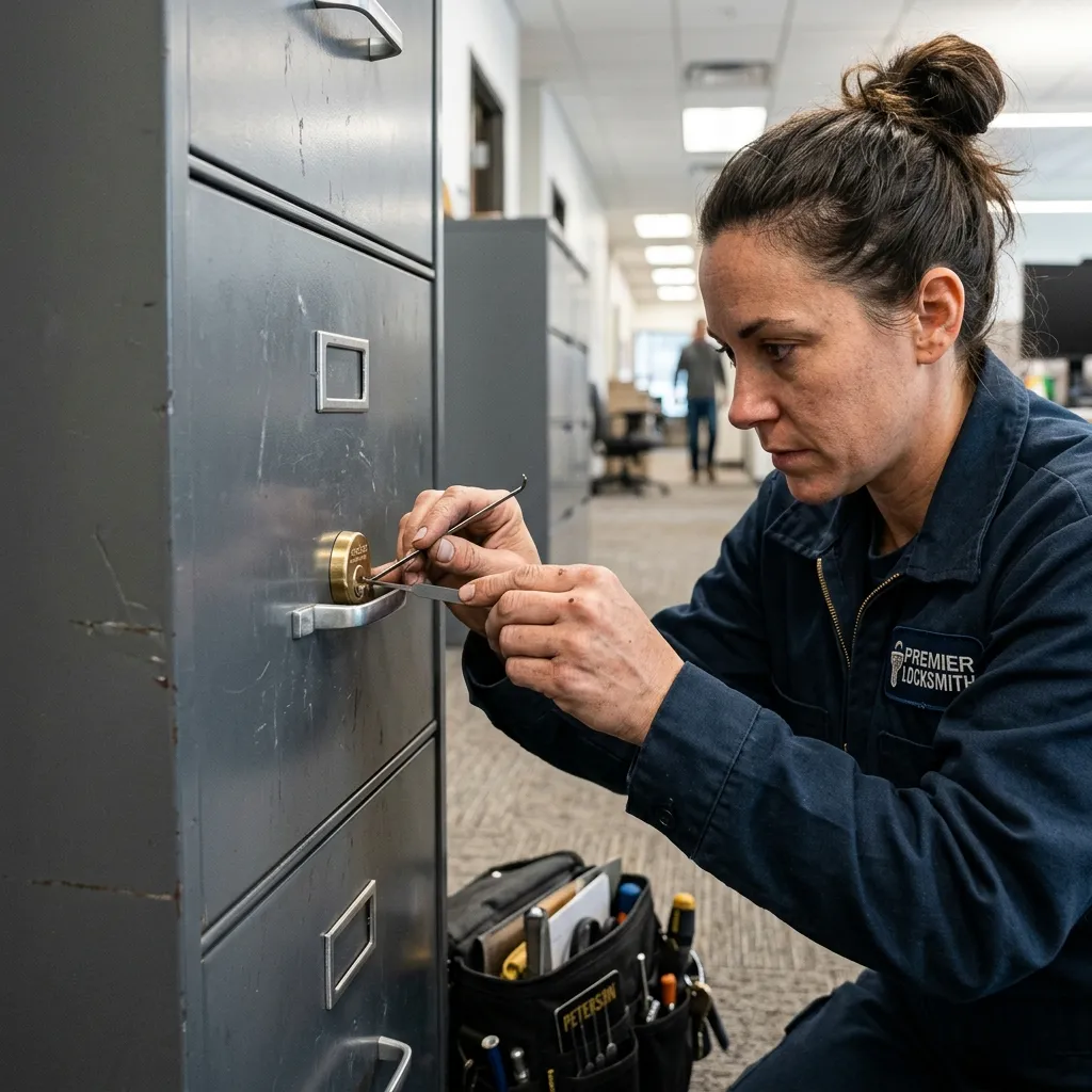 Office Cabinet Lock Repair - Cabinet Lock service completed at Mott Haven, Bronx